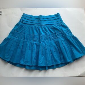 Ramy Brook Vibrant Blue Skater Skirt